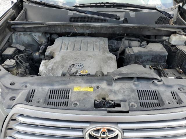 5TDZK3EHXAS011474 - 2010 TOYOTA HIGHLANDER GRAY photo 12