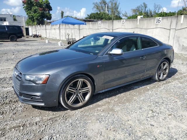 WAUVGAFR0DA046860 - 2013 AUDI S5 PRESTIGE GRAY photo 1