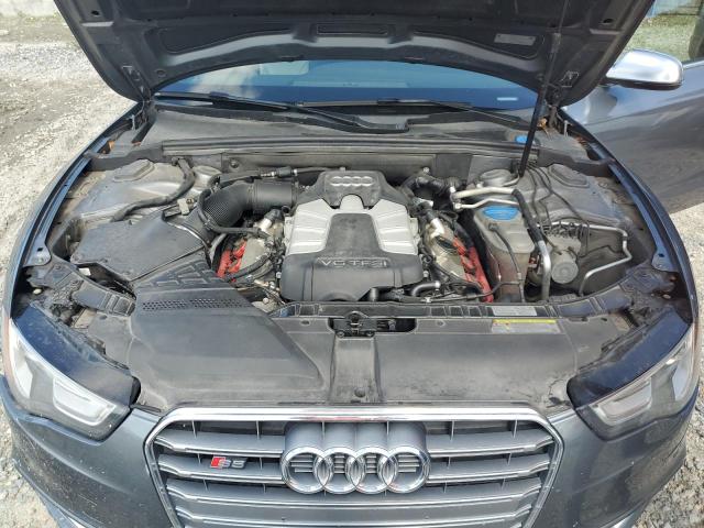 WAUVGAFR0DA046860 - 2013 AUDI S5 PRESTIGE GRAY photo 11