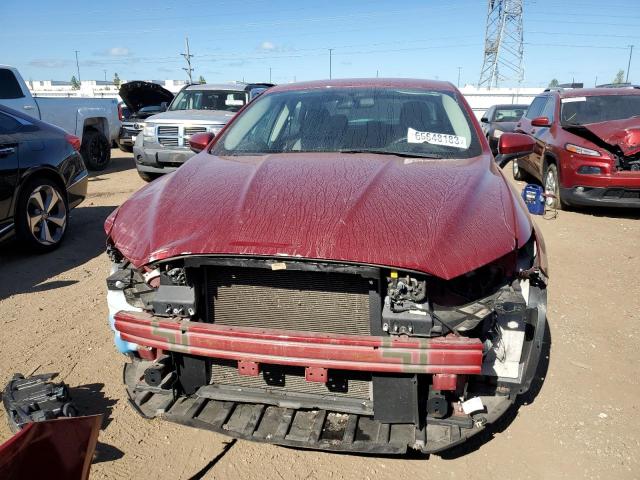 3FA6P0G77ER109139 - 2014 FORD FUSION S BURGUNDY photo 5