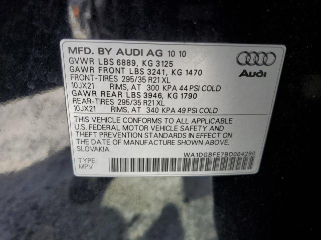 WA1DGBFE7BD004290 - 2011 AUDI Q7 PRESTIGE 黑色 照片 13