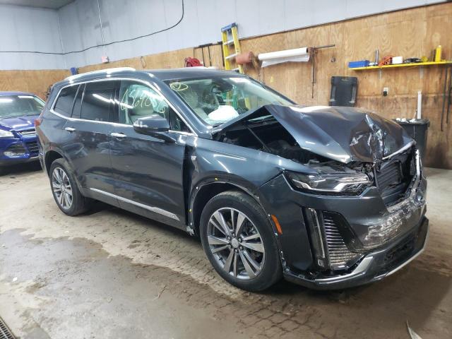 1GYKPDRS0MZ112129 - 2021 CADILLAC XT6 PREMIUM LUXURY BLUE photo 4