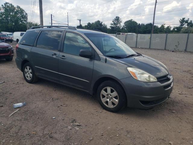 5TDZA23C45S243871 - 2005 TOYOTA SIENNA CE GRAY photo 4