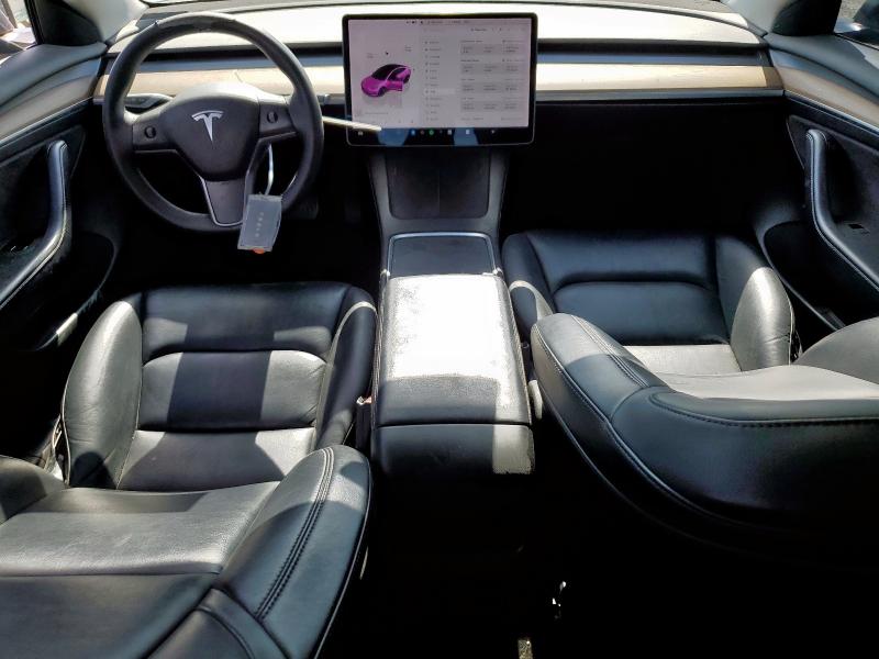 5YJ3E1EB1NF192262 - 2022 TESLA MODEL 3 Noir photo 8