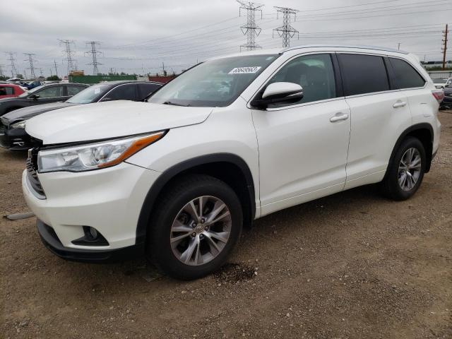 5TDJKRFH6FS096111 - 2015 TOYOTA HIGHLANDER XLE Ağ foto 1