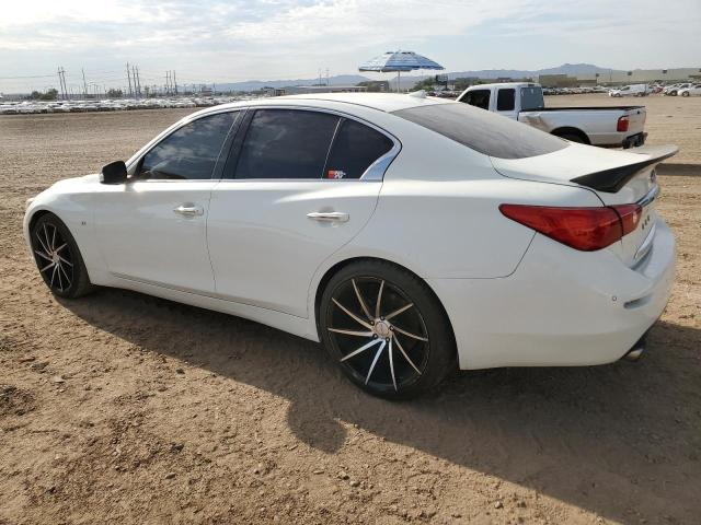 JN1BV7AP1FM341605 - 2015 INFINITI Q50 BASE WHITE photo 2