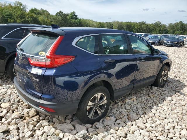 2HKRW6H37KH205151 - 2019 HONDA CR-V LX BLUE photo 3