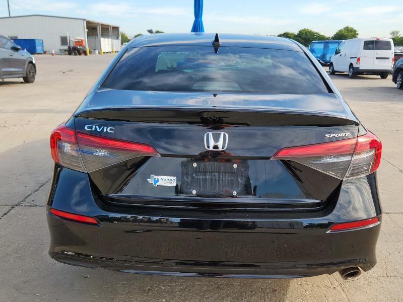 2HGFE2F53RH587217 - 2024 HONDA CIVIC SPORT Czarny zdjęcie 6