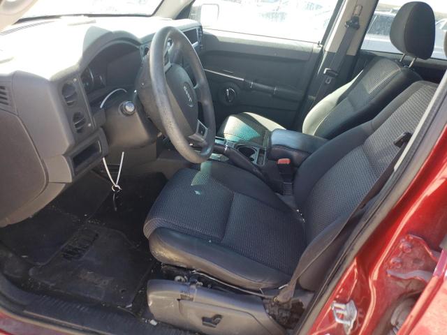 1J4RG4GK2AC125397 - 2010 JEEP COMMANDER SPORT წითელი ფოტო 7