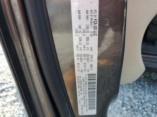 2C4RDGCG1JR215987 - 2018 DODGE GRAND CARA SXT GRAY photo 13