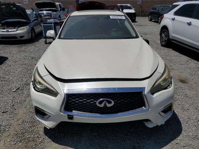 JN1EV7AP8JM354096 - 2018 INFINITI Q50 LUXE WHITE photo 5