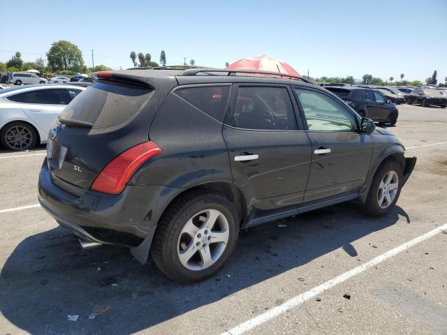 JN8AZ08T54W217785 - 2004 NISSAN MURANO SL BLACK photo 3