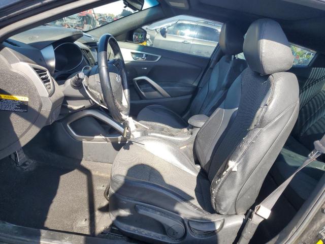 KMHTC6AD4GU254222 - 2016 HYUNDAI VELOSTER BLACK photo 7