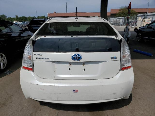 JTDKN3DU7A0057886 - 2010 TOYOTA PRIUS WHITE photo 6