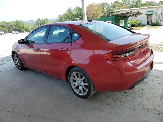 1C3CDFBH9DD197597 - 2013 DODGE DART SXT RED photo 2