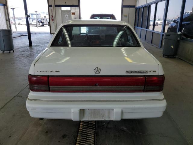 1C3AA3637RF134779 - 1994 CHRYSLER LEBARON LE A-BODY WHITE photo 6
