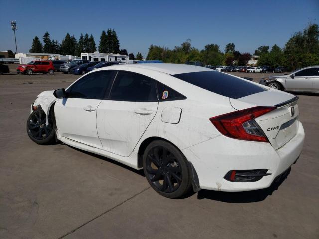 2HGFC2F83KH533731 - 2019 HONDA CIVIC SPORT Белый фото 2