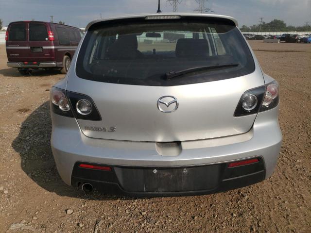 JM1BK343581122173 - 2008 MAZDA 3 HATCHBACK SILVER photo 6