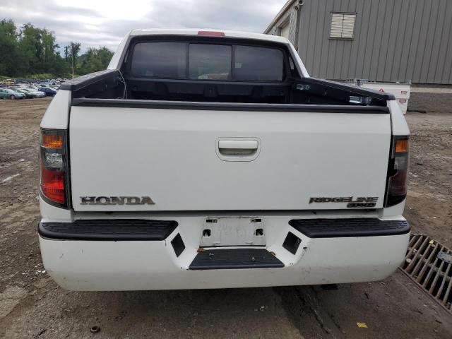 2HJYK16506H517644 - 2006 HONDA RIDGELINE RTL WHITE photo 6