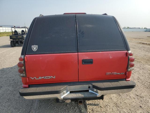 1GKEK13R5TJ743854 - 1996 GMC YUKON RED photo 6