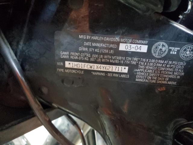 1HD1FCW1X4Y621711 - 2004 HARLEY-DAVIDSON FLHTCUI 黑色 照片 8