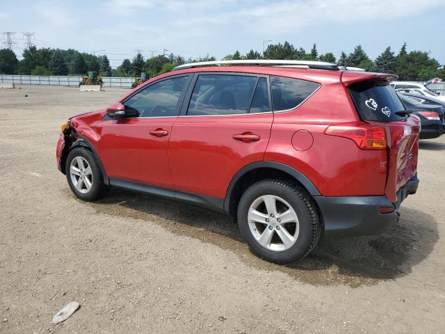 JTMRFREV3ED089013 - 2014 TOYOTA RAV4 XLE RED photo 2