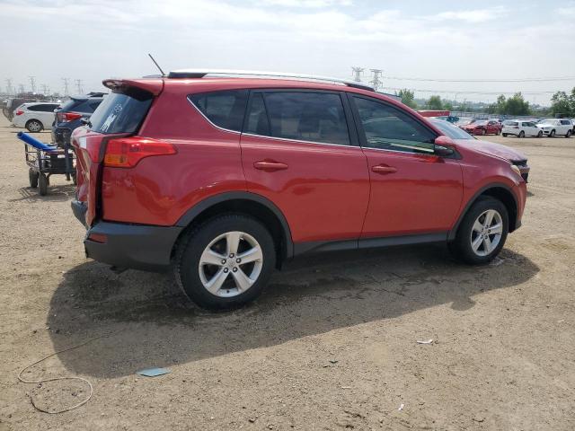 JTMRFREV3ED089013 - 2014 TOYOTA RAV4 XLE RED photo 3