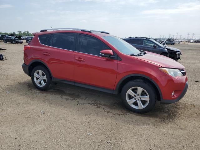 JTMRFREV3ED089013 - 2014 TOYOTA RAV4 XLE RED photo 4