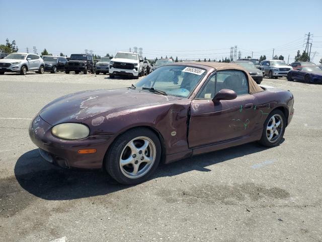 JM1NB3532Y0146089 - 2000 MAZDA MX-5 MIATA BASE BURGUNDY photo 1