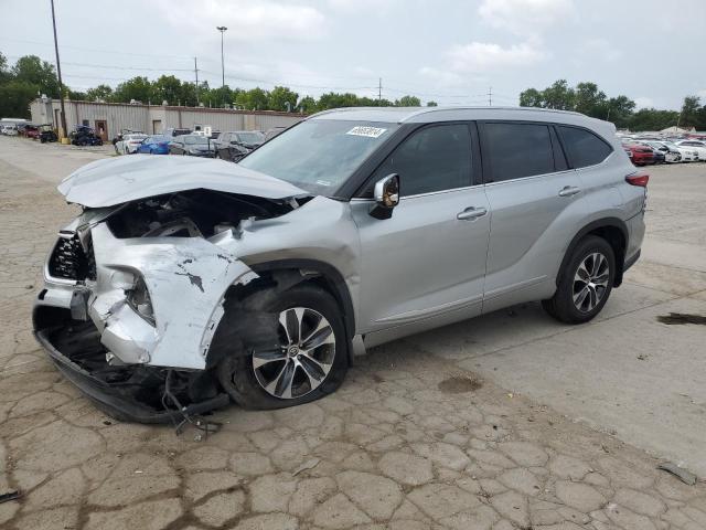 5TDHZRBH6LS508619 - 2020 TOYOTA HIGHLANDER XLE SILVER photo 1
