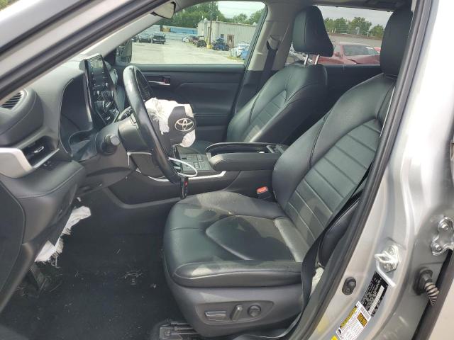 5TDHZRBH6LS508619 - 2020 TOYOTA HIGHLANDER XLE SILVER photo 7