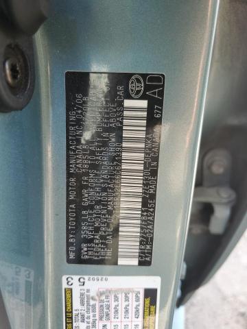 2T1BR32E66C671390 - 2006 TOYOTA COROLLA CE TURQUOISE photo 13