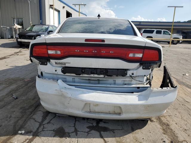 2C3CDXBG0DH545609 - 2013 DODGE CHARGER SE WHITE photo 6