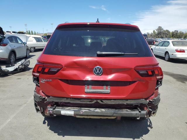 3VV3B7AX9KM188823 - 2019 VOLKSWAGEN TIGUAN SE Қызыл фото 6