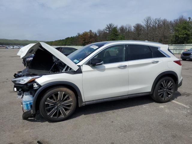 3PCAJ5BB8MF107723 - 2021 INFINITI QX50 LUXE WHITE photo 1