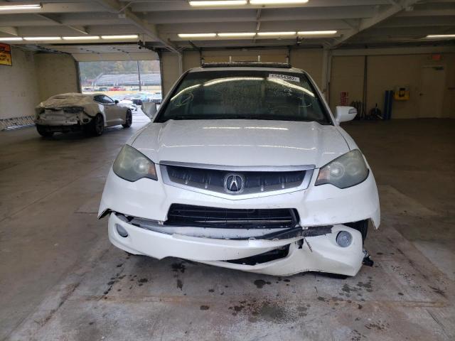 5J8TB18579A002205 - 2009 ACURA RDX TECHNOLOGY WHITE photo 9