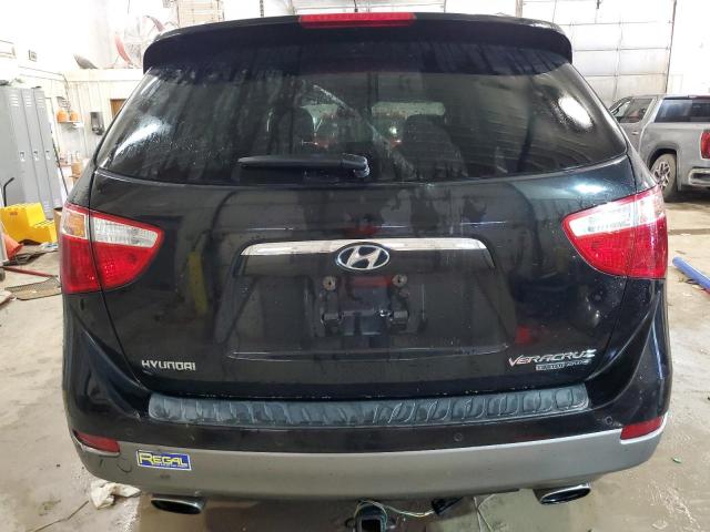 KM8NUDCCXAU111877 - 2010 HYUNDAI VERACRUZ GLS BLACK photo 6