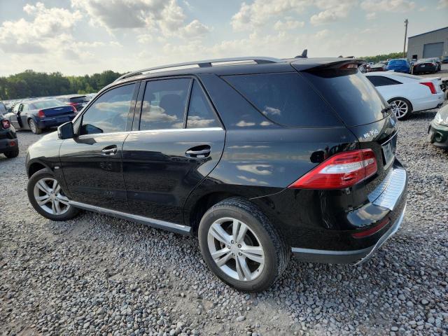 4JGDA5HB1CA022441 - 2012 MERCEDES-BENZ ML 350 4MATIC BLACK photo 2