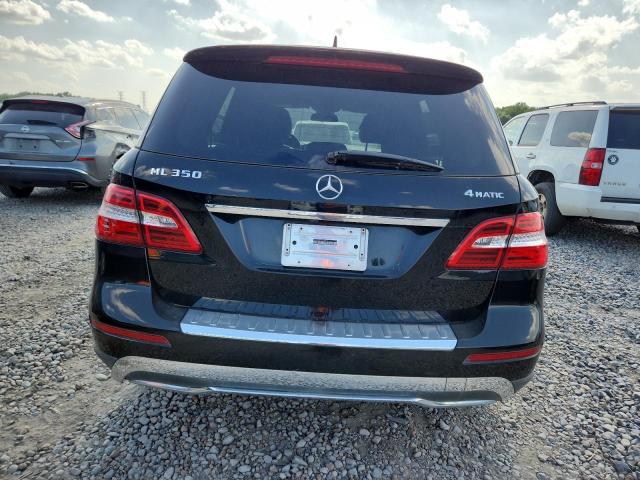 4JGDA5HB1CA022441 - 2012 MERCEDES-BENZ ML 350 4MATIC BLACK photo 6