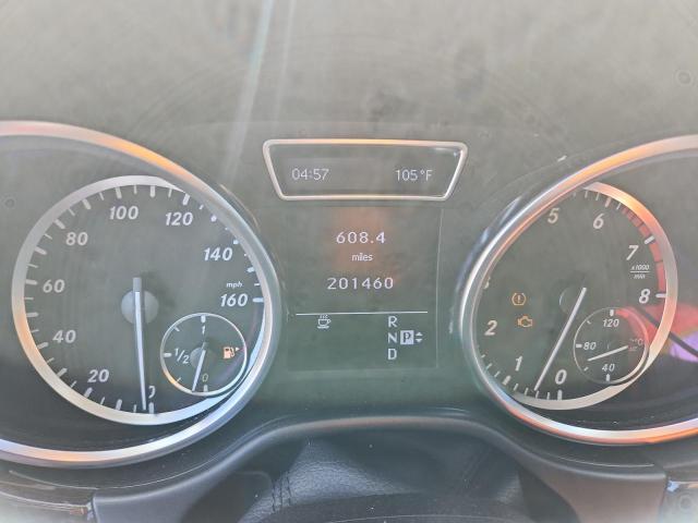 4JGDA5HB1CA022441 - 2012 MERCEDES-BENZ ML 350 4MATIC BLACK photo 9