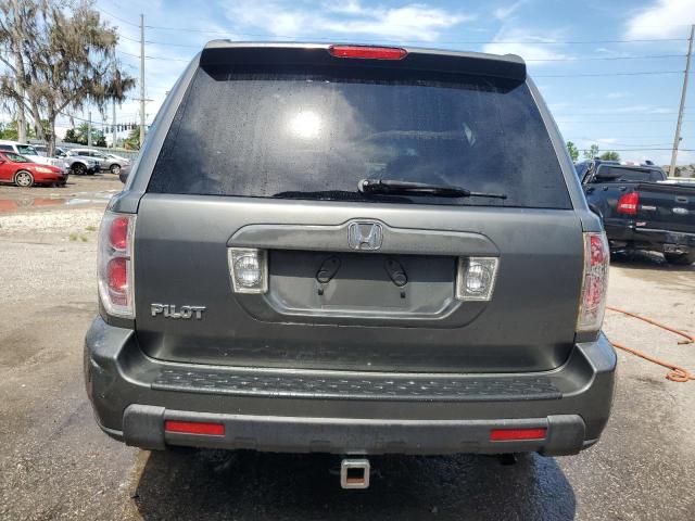 5FNYF28607B006804 - 2007 HONDA PILOT EXL GRAY photo 6