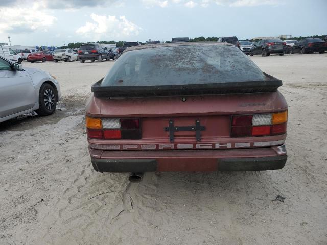 WP0AA0946GN459019 - 1986 PORSCHE 944 BURGUNDY photo 6