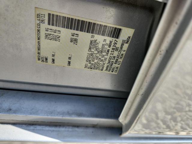 1N4AL2AP2CC158397 - 2012 NISSAN ALTIMA BASE 银色 照片 13