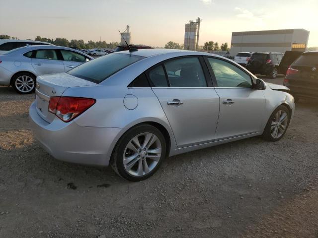 1G1PH5SC7C7174812 - 2012 CHEVROLET CRUZE LTZ SILVER photo 3