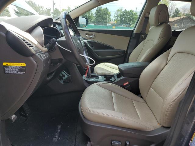 5NMZUDLB2HH014994 - 2017 HYUNDAI SANTA FE S BLUE photo 7