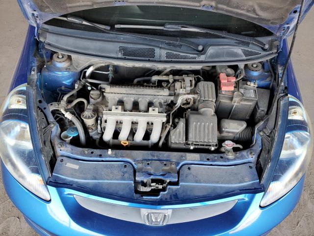 JHMGD38638S045915 - 2008 HONDA FIT SPORT BLUE photo 11