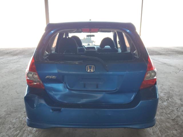 JHMGD38638S045915 - 2008 HONDA FIT SPORT BLUE photo 6