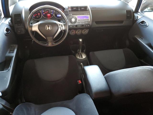 JHMGD38638S045915 - 2008 HONDA FIT SPORT BLUE photo 8