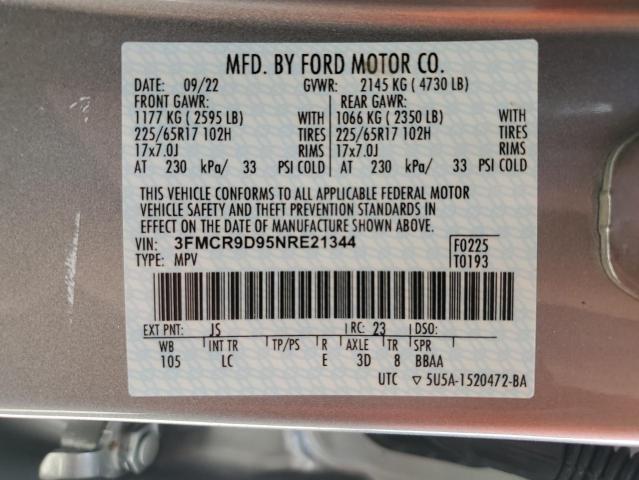 3FMCR9D95NRE21344 - 2022 FORD BRONCO SPO BADLANDS SILVER photo 13