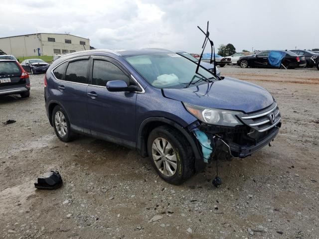 2HKRM3H73EH528222 - 2014 HONDA CR-V EXL BLUE photo 4